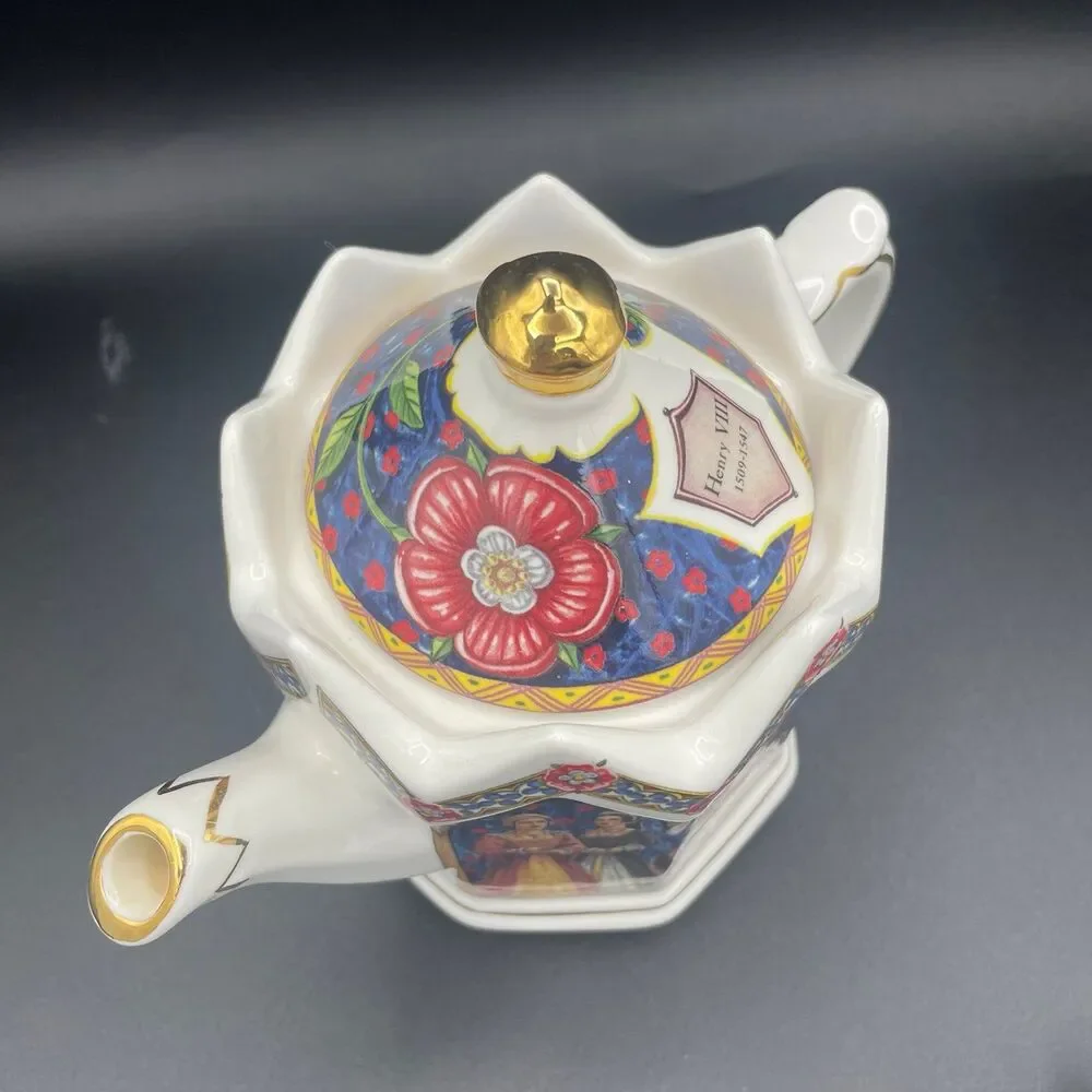 Vintage James Sadler King Henry VIII Kings & Queens Ceramic Teapot Spoon Rest